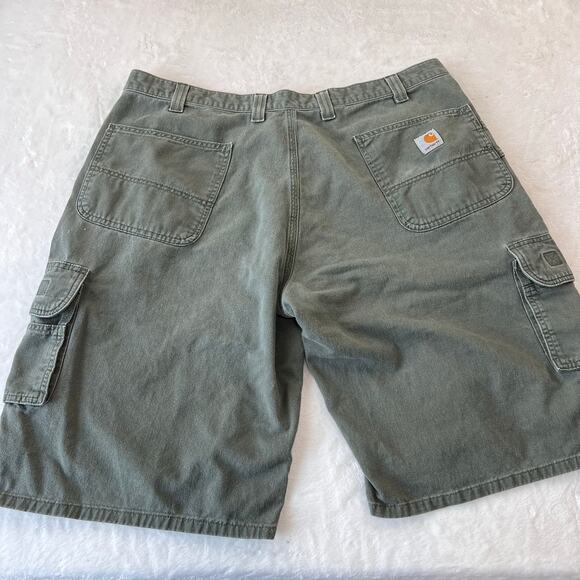 Carhartt Cargo shorts Green Moss men’s size 40 - Picture 3 of 7